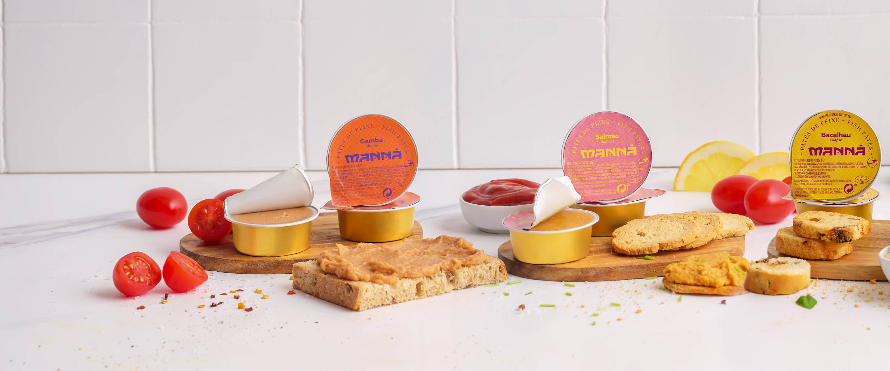 Paté de Gamba, <br />Salmão e Bacalhau. <br /> Surpreendido? <br /><br />