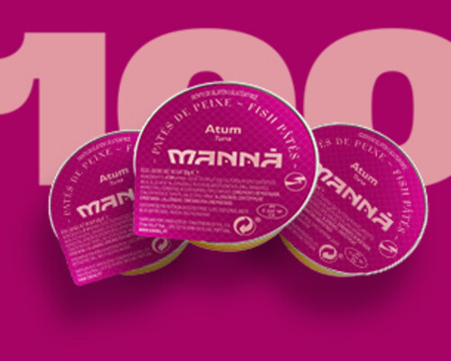 Tuna Pâté 100 unit box of 22g Manná