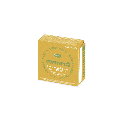 Paté de Grão com Caril Picante Manná 65g