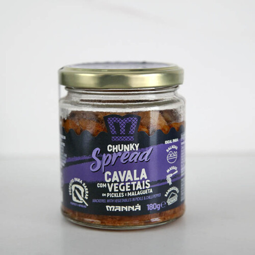 Caballa con Verduras Encurtidas y Chile Manná Chunky Spread