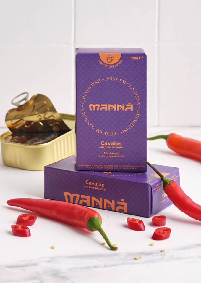 Cavalas em Óleo Picante Manná - 5601721210027