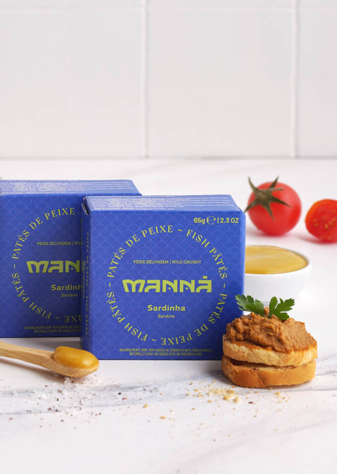 Paté de Sardinha Manná 65g - Manná - 5601721711012