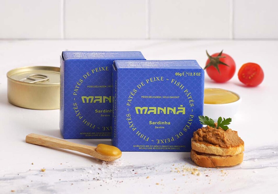 Paté de Sardinha Manná 65g - Manná - 5601721711012