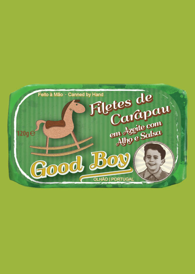 Filetes de Carapau em Azeite com Alho e Salsa Good Boy - 5601721811729
