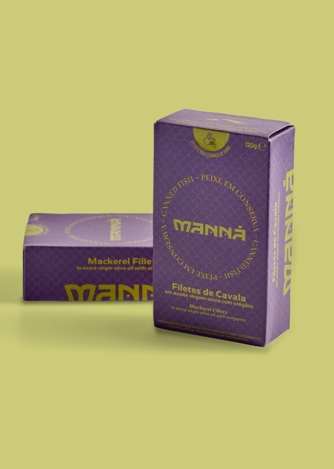 Filetes de Cavala em Azeite Virgem Extra com Orégãos Manná - Manná - 5601721211246