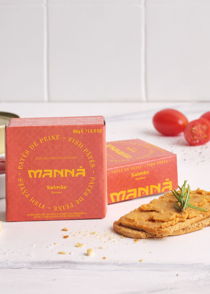 Paté de Salmão Manná 65g - 5601721853736