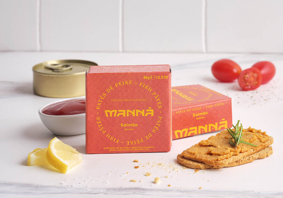 Paté de Salmão Manná 65g - 5601721853736